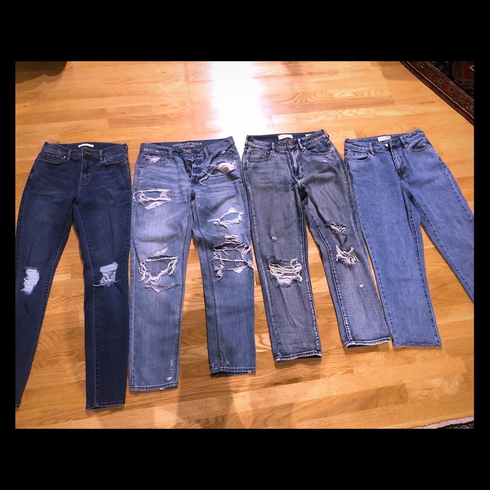 New Pacsun and American Eagle women's size 25 jean